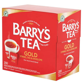 Barry's Gold Blend String Tag and Envelope Teabag (Pack of 200)
